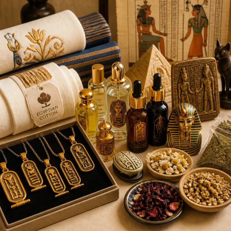 Best Souvenirs to Buy in Egypt: Cartouche, Oils, Cotton and Gifts 2026